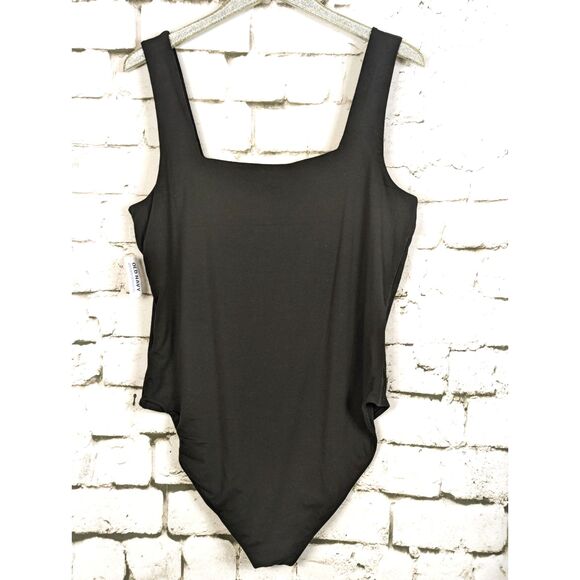 OLD NAVY Black Bodysuit Essential Basic Capsule Wardrobe Size XXL NWT - Picture 3 of 6